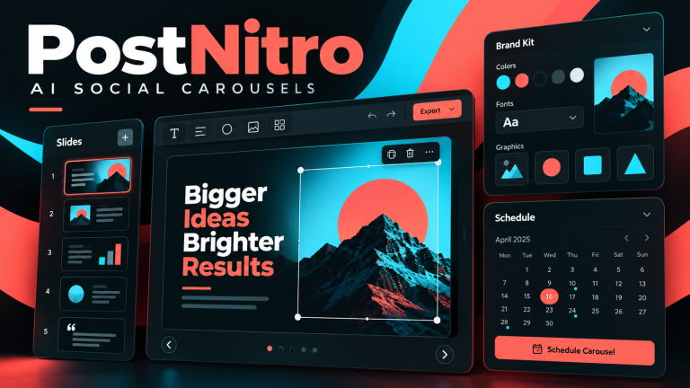 Original illustration of PostNitro and its primary workflow.
